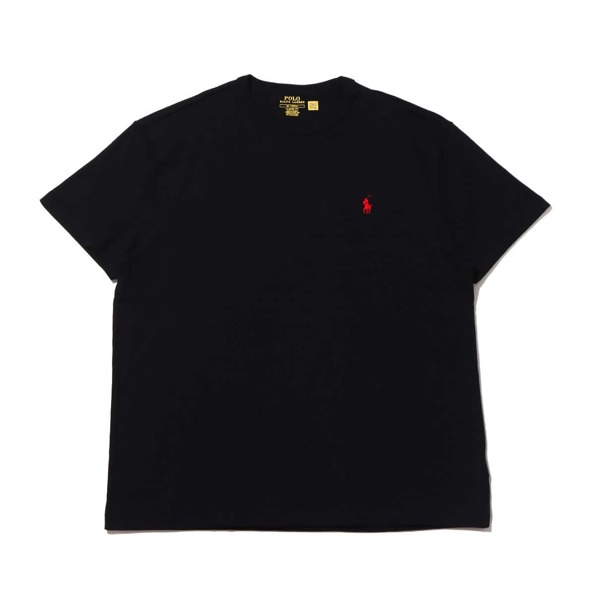 POLO RALPH LAUREN CLASSIC FIT HEAVY WEIGHT T-SHIRT POLO BLACK