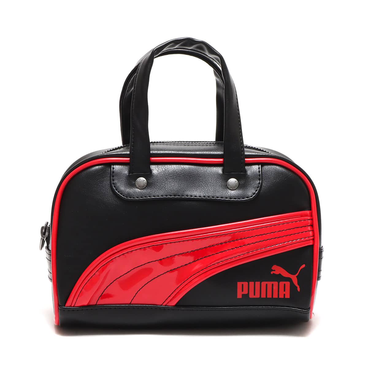 PUMA RETRO MINI GRIP BAG Puma Black-Ribbon Red（プーマ プーマ