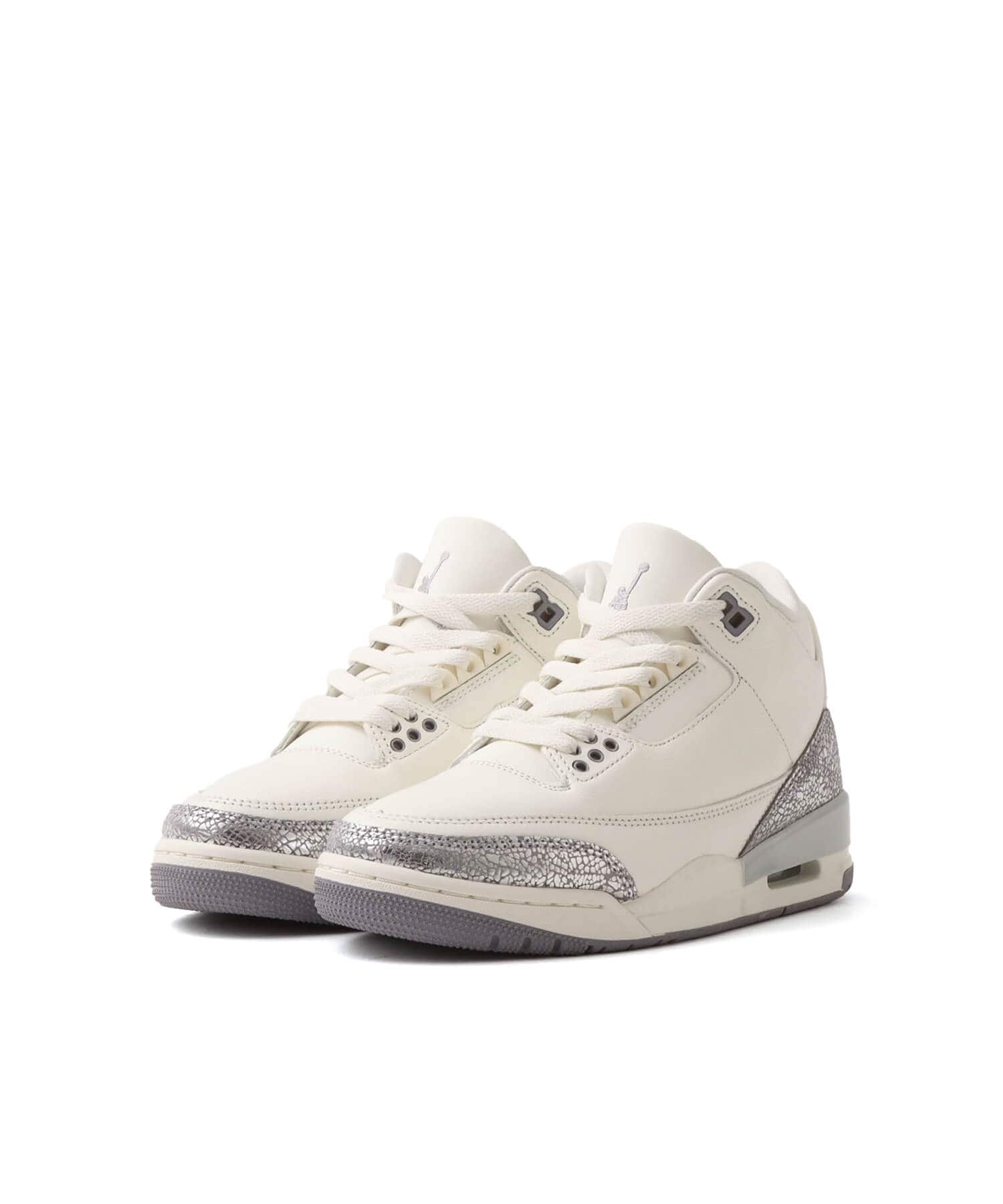 JORDAN BRAND WMNS AIR JORDAN 3 RETRO SAIL/CEMENT GREY-METALLIC
