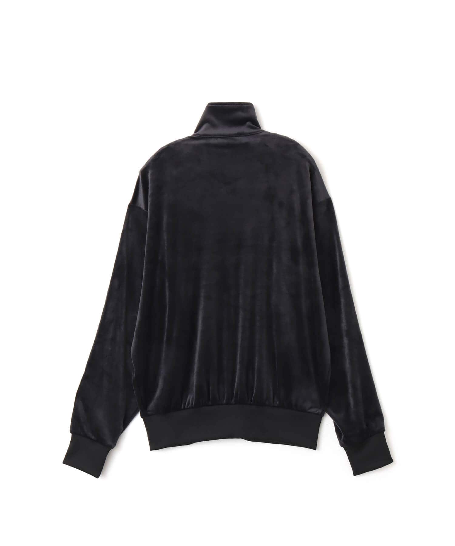adidas FIREBIRD TRACK TOP VELOUR ブラック（アディダス ファイヤー