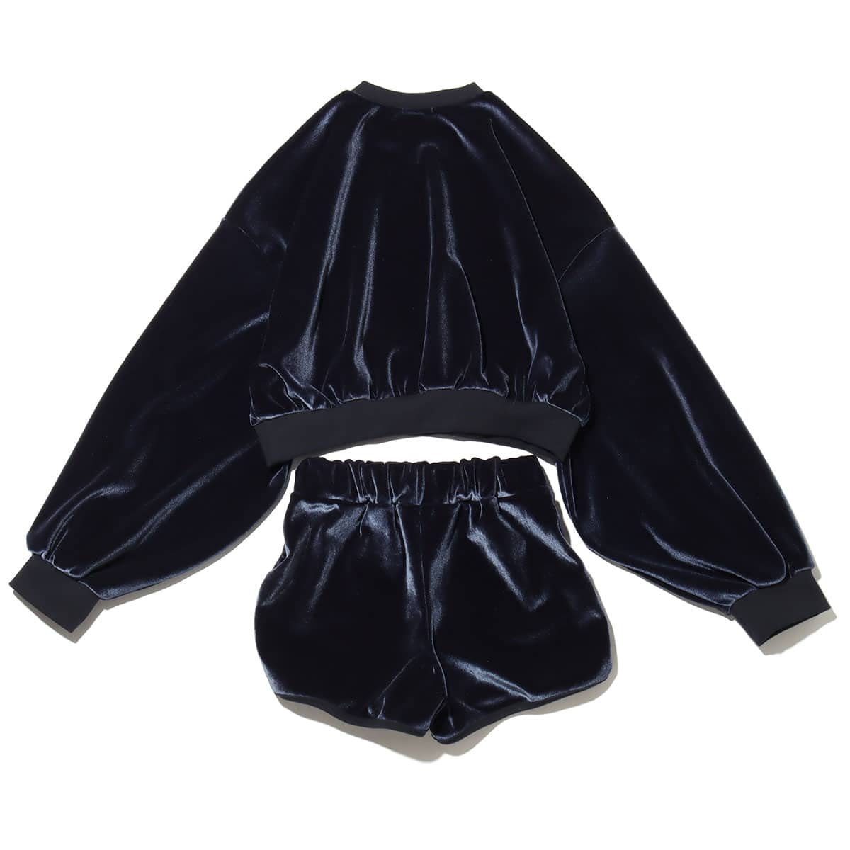 atmos pink ベロア セットアップ NAVY（アトモスピンク ベロア