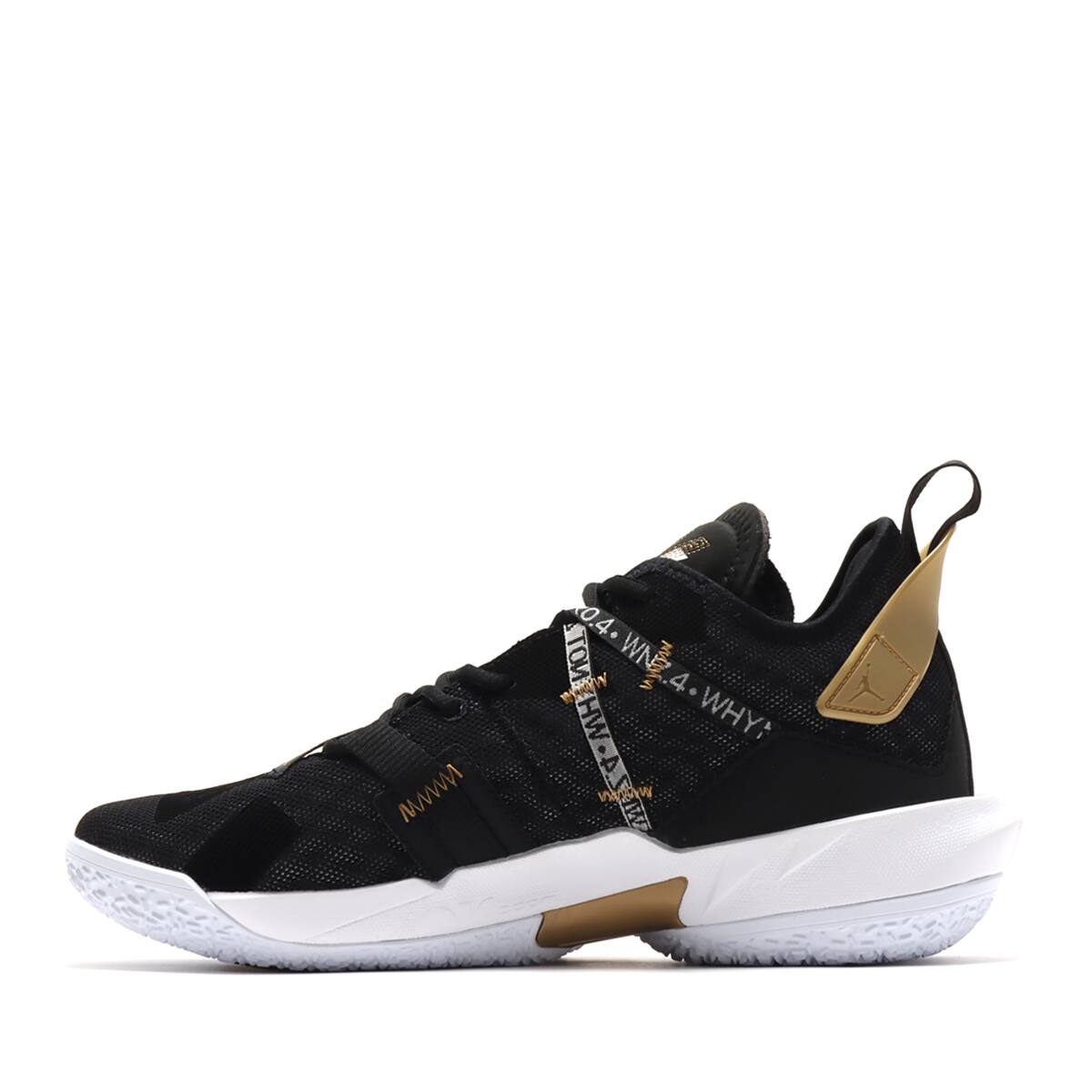 JORDAN BRAND JORDAN WHY NOT ZER0.4 PF BLACK/WHITE-METALLIC GOLD