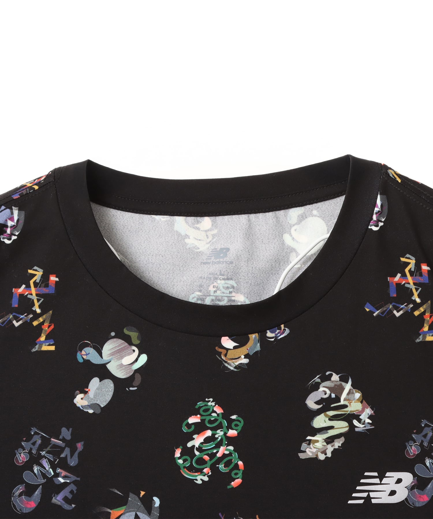 New Balance x GCP Run T-Shirt AOP BLACK（ニューバランス