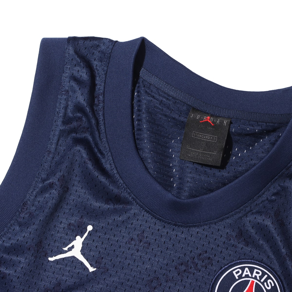 JORDAN BRAND AS M J PSG MESH JERSEY MIDNIGHT NAVY/WHITE 21SU-I