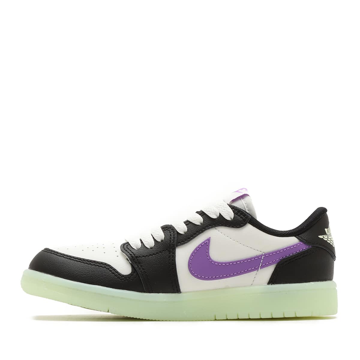 JORDAN BRAND JORDAN 1 RETRO LOW OG (PS)BLACK/BLACK RASPBERRY-VOLT