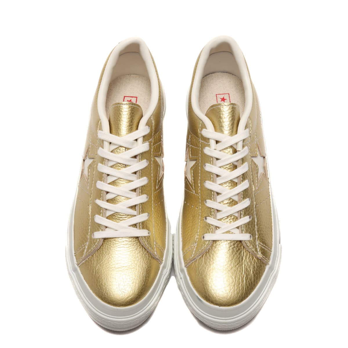 CONVERSE ONE STAR J METALLIC ゴールド 20FW-I（ワンスター J
