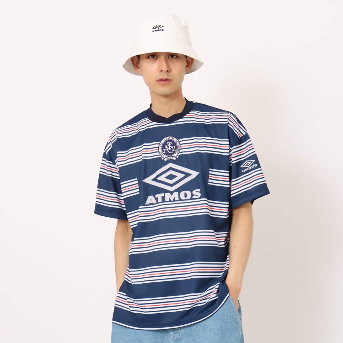 UMBRO X atmos SOCCER JERSEY NAVY（アンブロ X アトモス サッカー