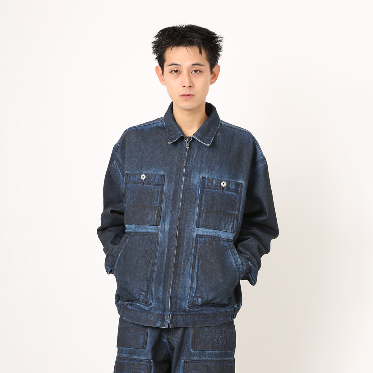 atmos Denim Worker Jacket BLUE（アトモス デニム ワーカー