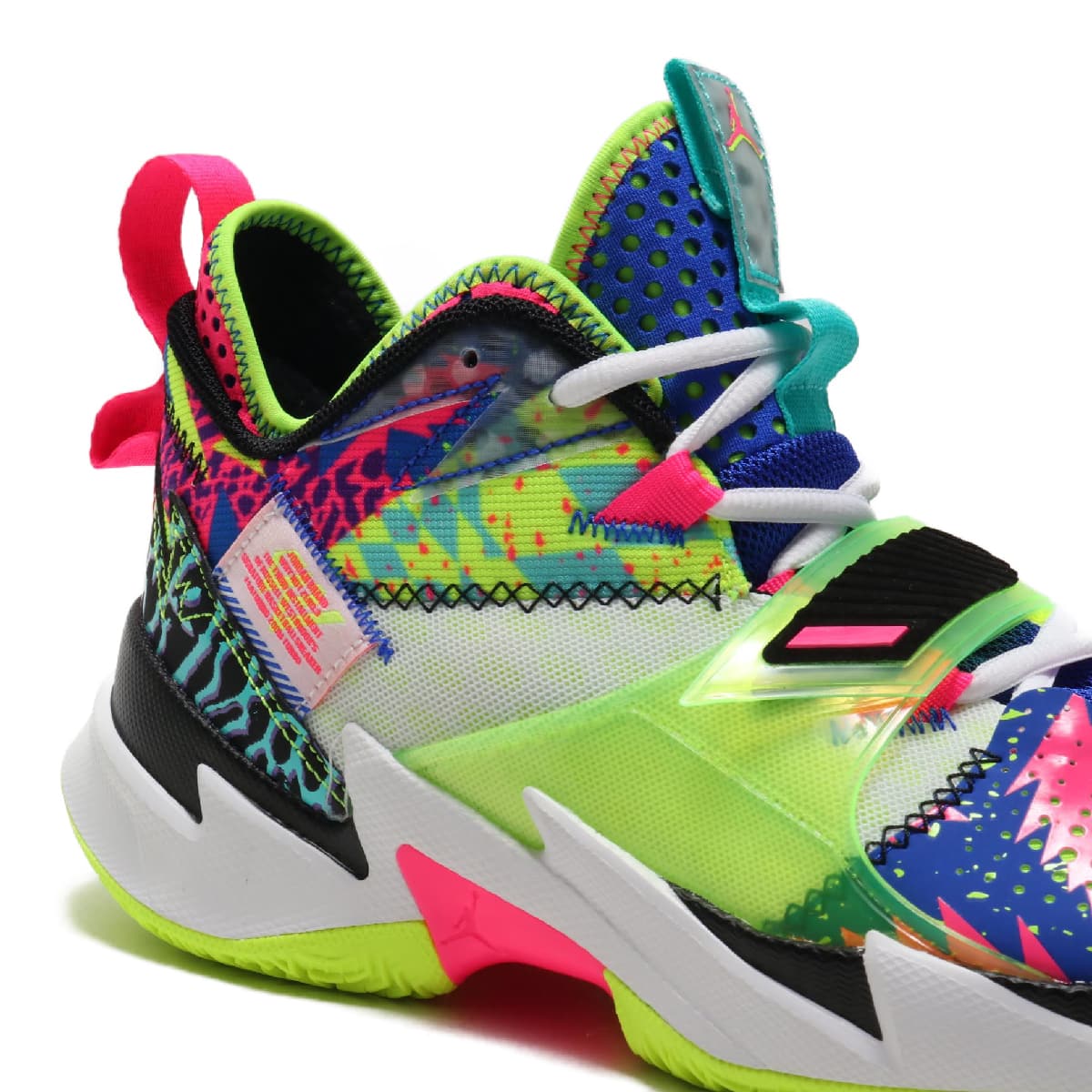 JORDAN BRAND JORDAN WHY NOT ZER0.3 PF WHITE/BLACK-RACER PINK-GHOST
