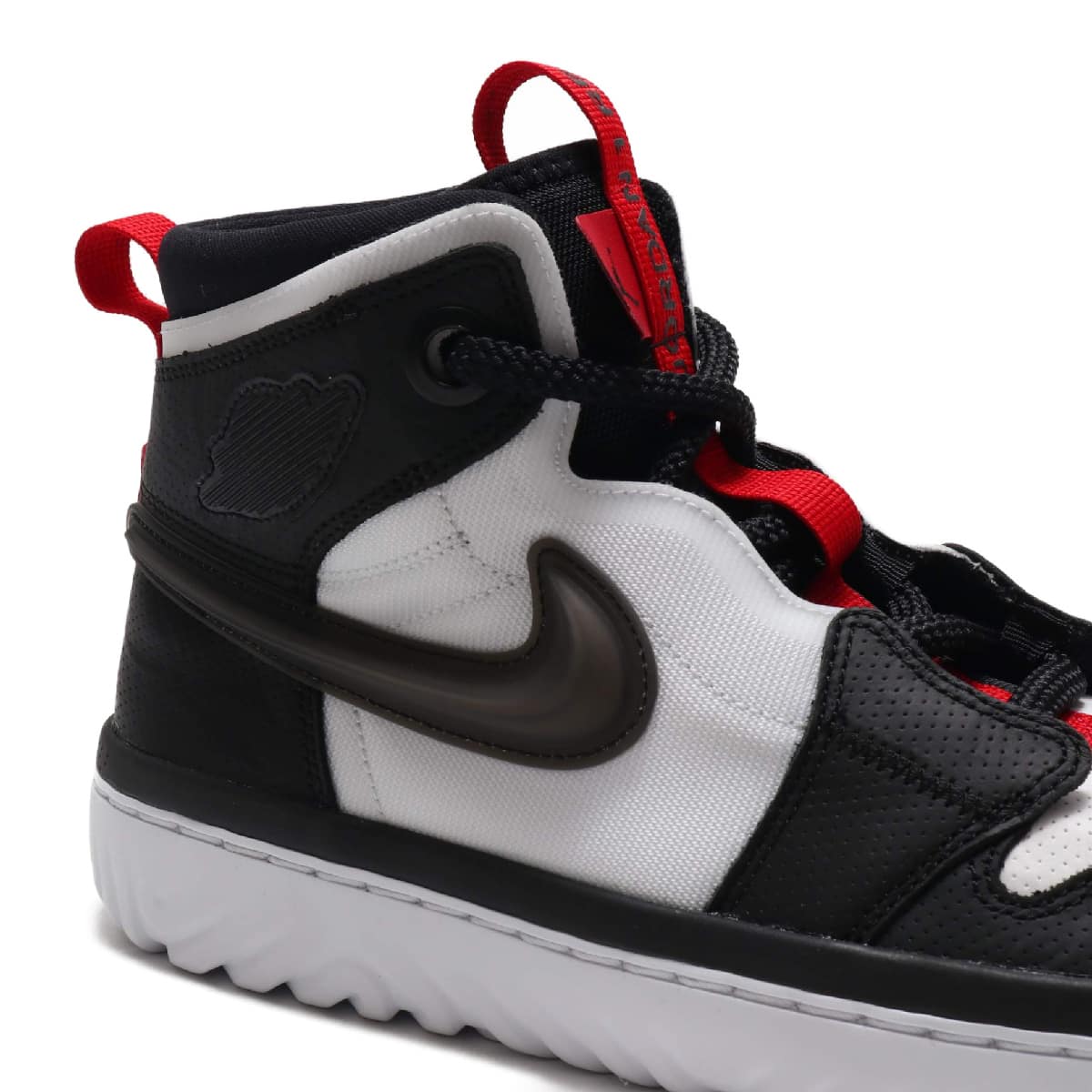 JORDAN BRAND AIR JORDAN 1 HIGH REACT BLACK/BLACK-WHITE-GYM RED