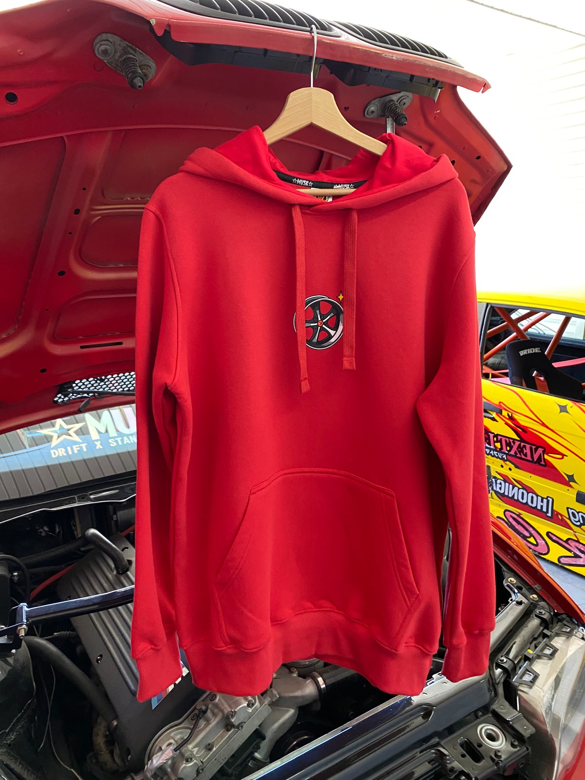 VSKF Red Hoodie | Musk Customs