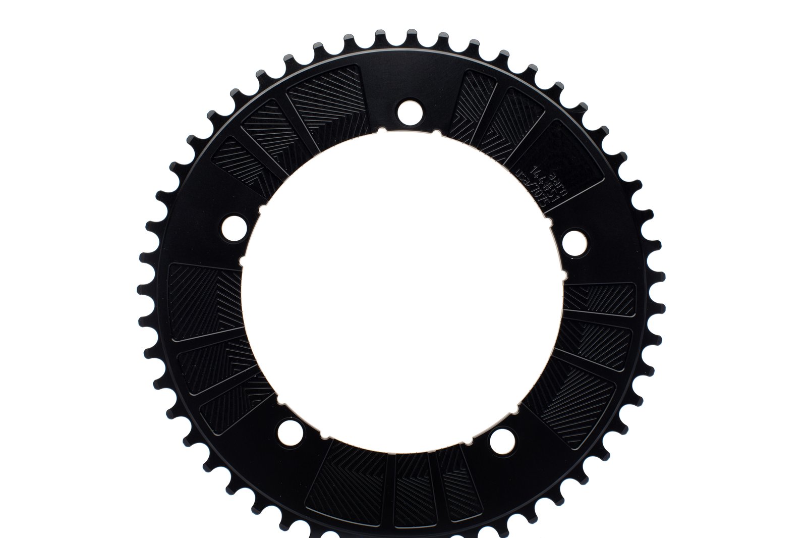 144#47/49/51 Limited Edition 15-panel Black Track Chainring