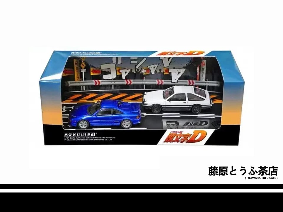 1:64 Toyota AE86 Zenki Hatch & Toyota MR2 Diecast Model Car