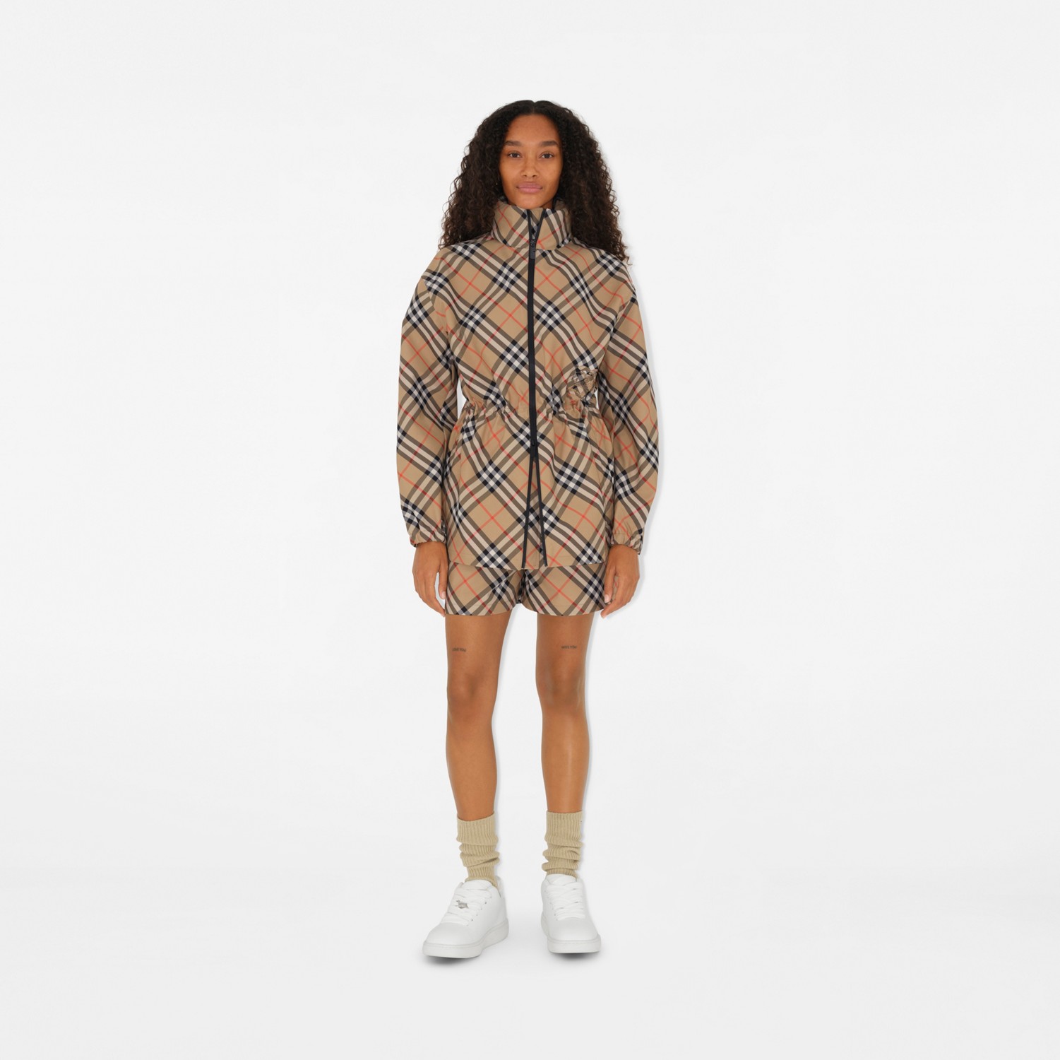 Burberry レザージャケット キャメル 38 ノバチェック burberry