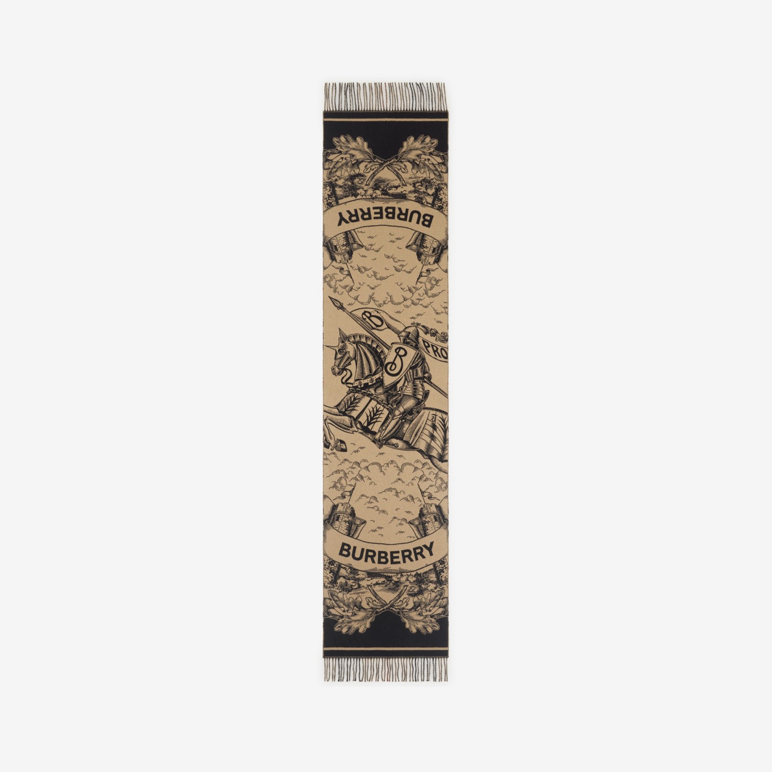 リバーシブル EKD カシミアスカーフ (アーカイブベージュ) | Burberry