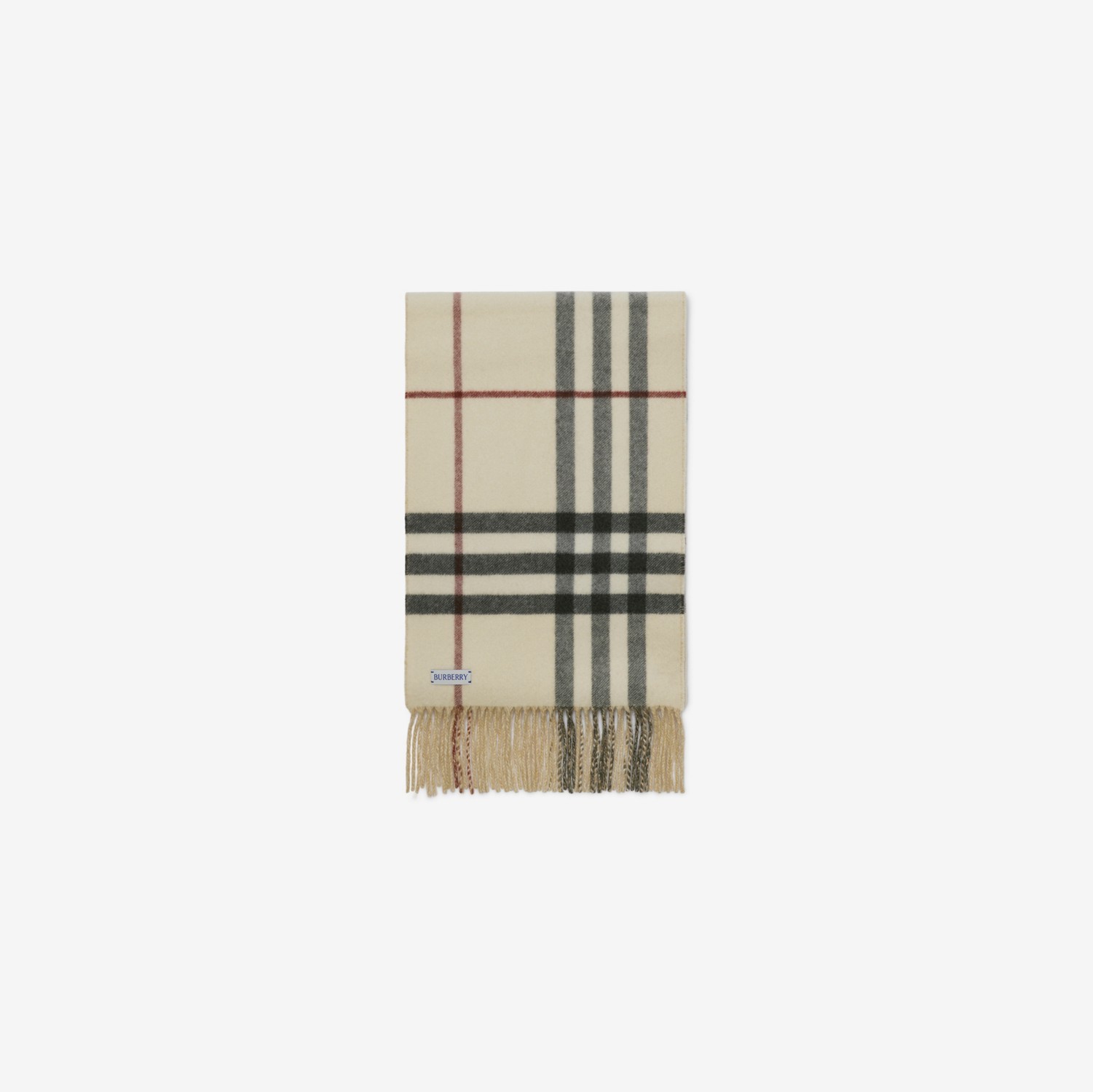 リバーシブル EKD チェック カシミアスカーフ (ストーン) | Burberry