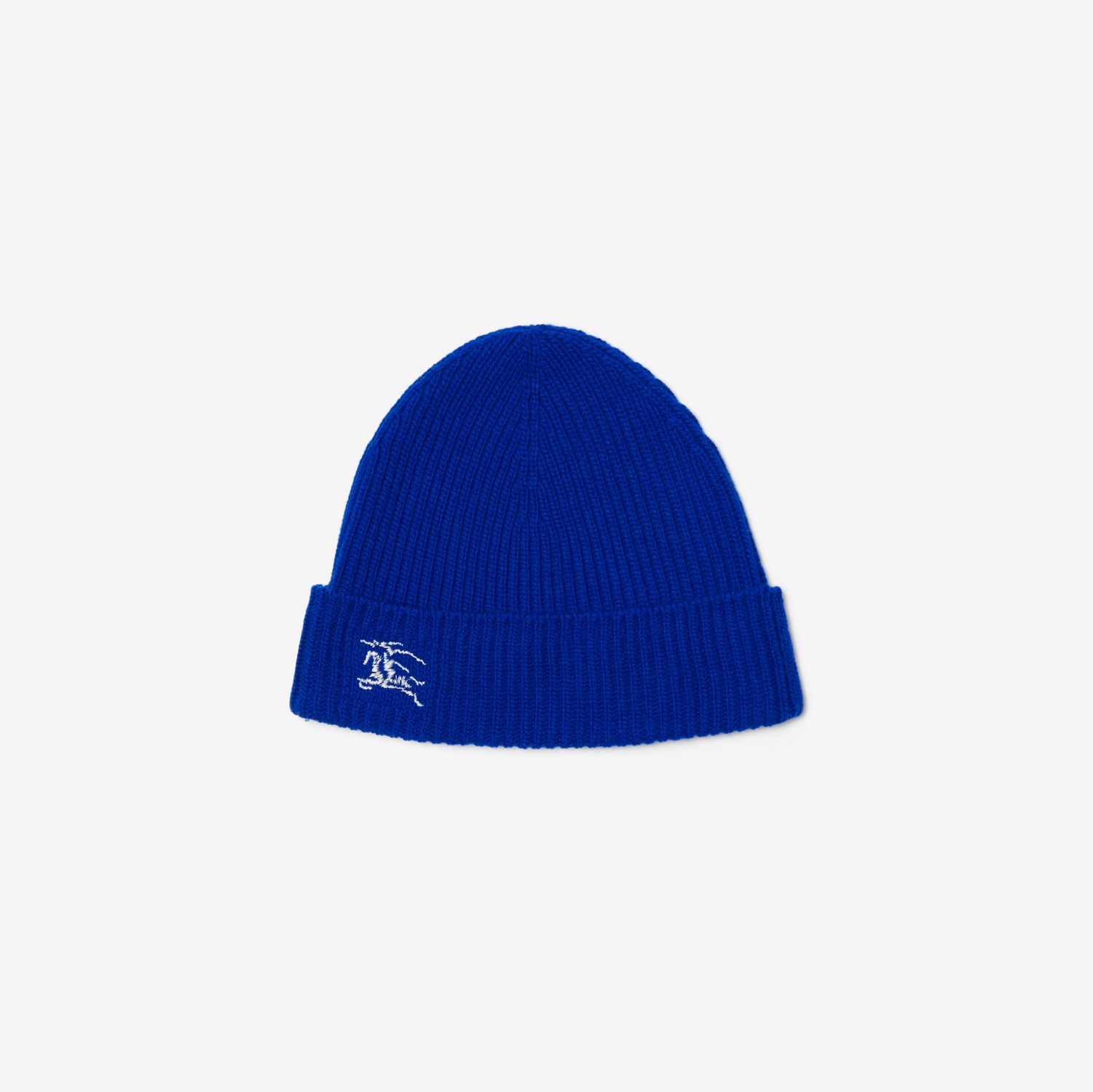 Ribbed Cashmere Beanie in Knight - Men | Burberry® Official