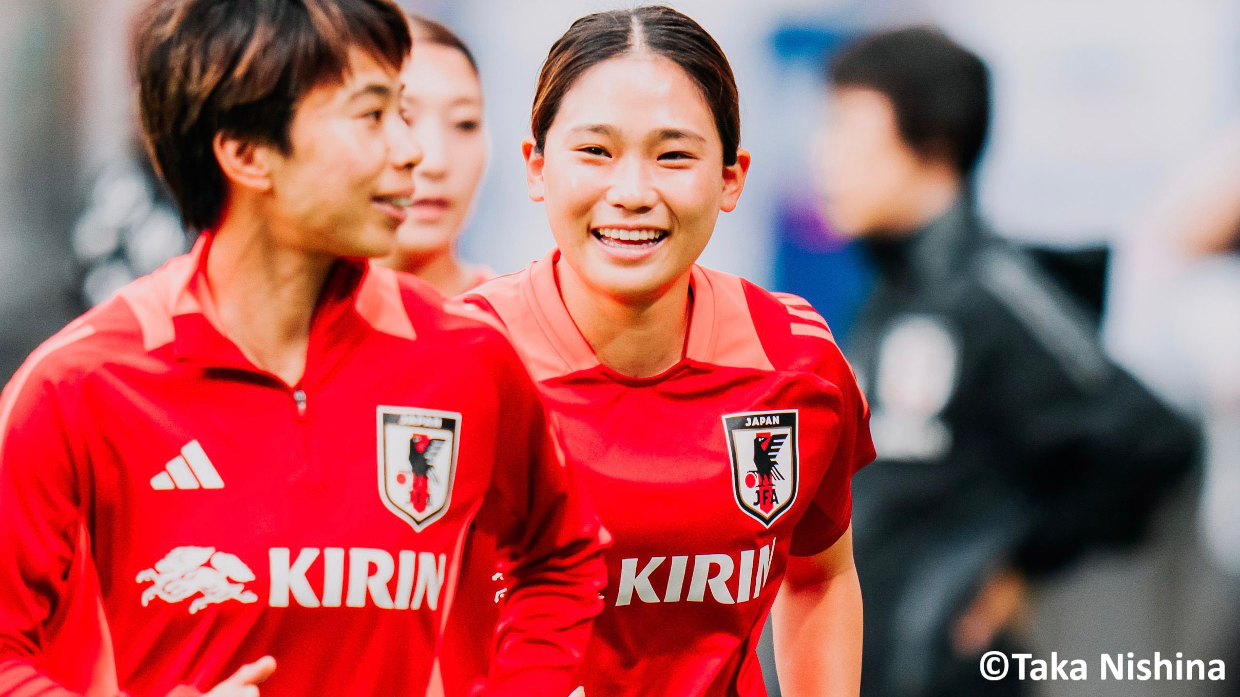 なでしこジャパン 長野風花 直筆サイン入り写真 ② サッカー日本代表