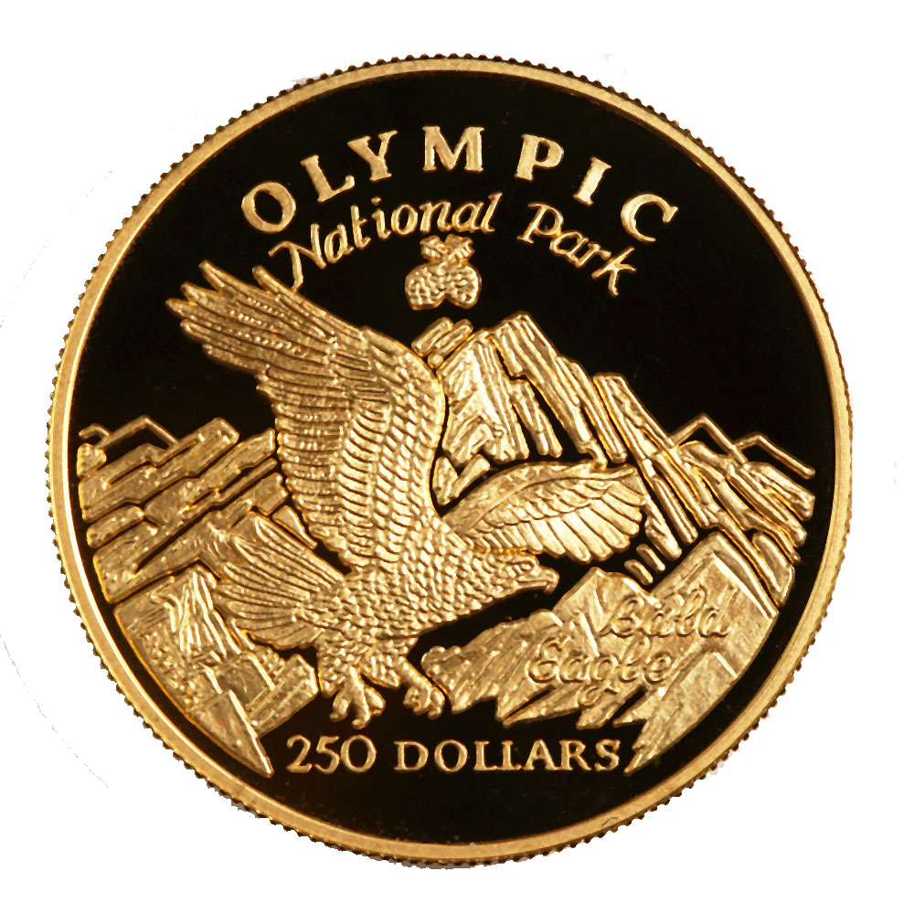 Cook Islands $250 Gold One Ounce 1996 Olympic Park PF - Golden