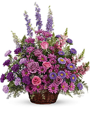 Gracious Lavender Basket in Concord NH - D. Mcleod, Inc., Florist