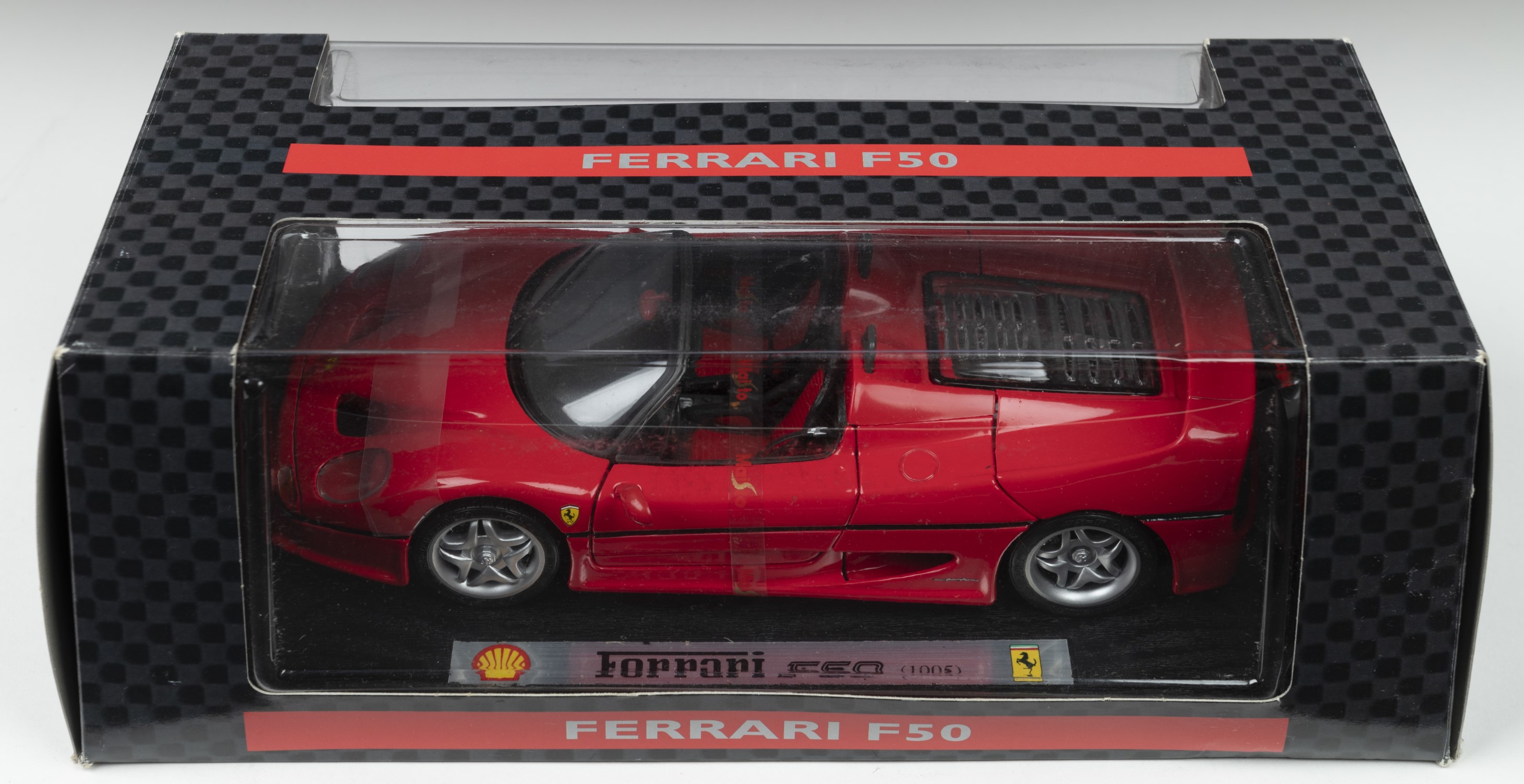 F50: A Shell Collezione 1:18 scale 1995 Ferrari F50 - Donington