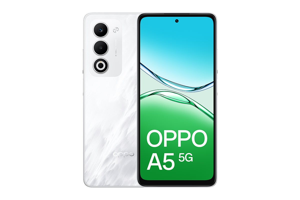Shop OPPO A5 5G (128GB, Mist White) - Dick Smith