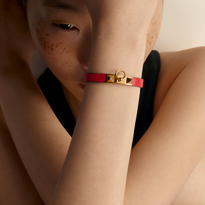 Rivale Mini bracelet - Red | Hermès USA