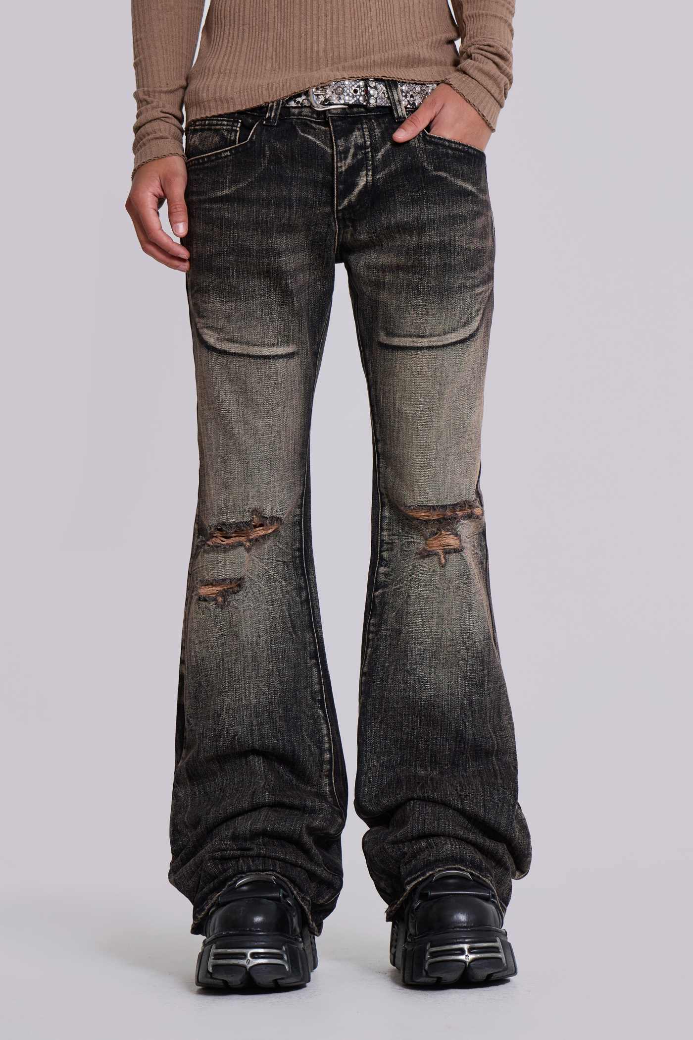 Dune Drift Bootcut Jeans | Jaded London | Clothing