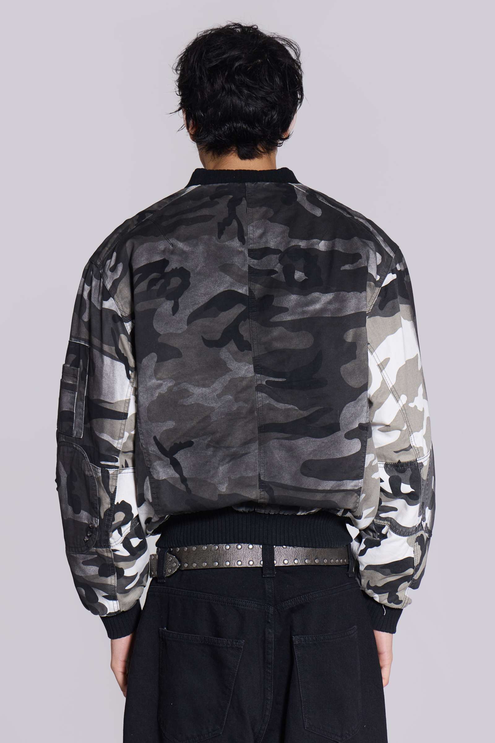 Dirty Camo Bomber Jacket | Jaded London | Clothing
