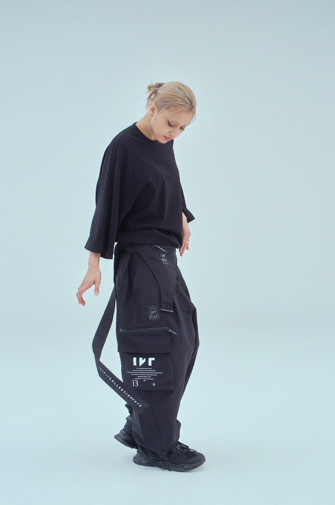 SUSPENDER CARGO PANTS - IKE Project ONLINE STORE