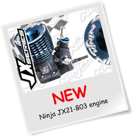 LiveRC - Mugen Seiki's new Ninja JX21-B03 engine
