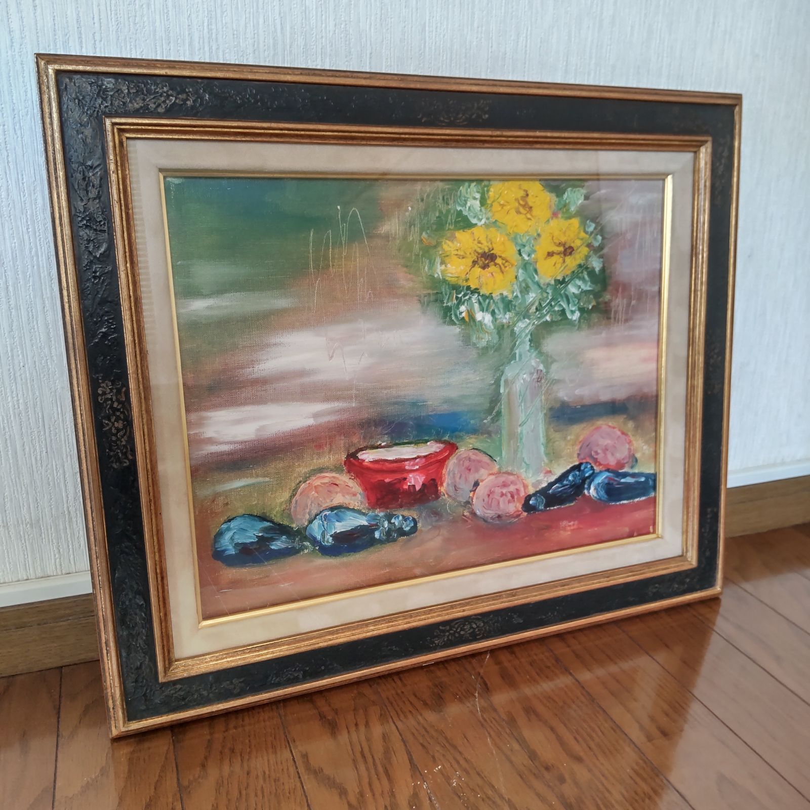 大聖堂の木陰 油絵 F6号 額縁付き 大聖堂の木陰 油絵 F6号 額縁付き 大