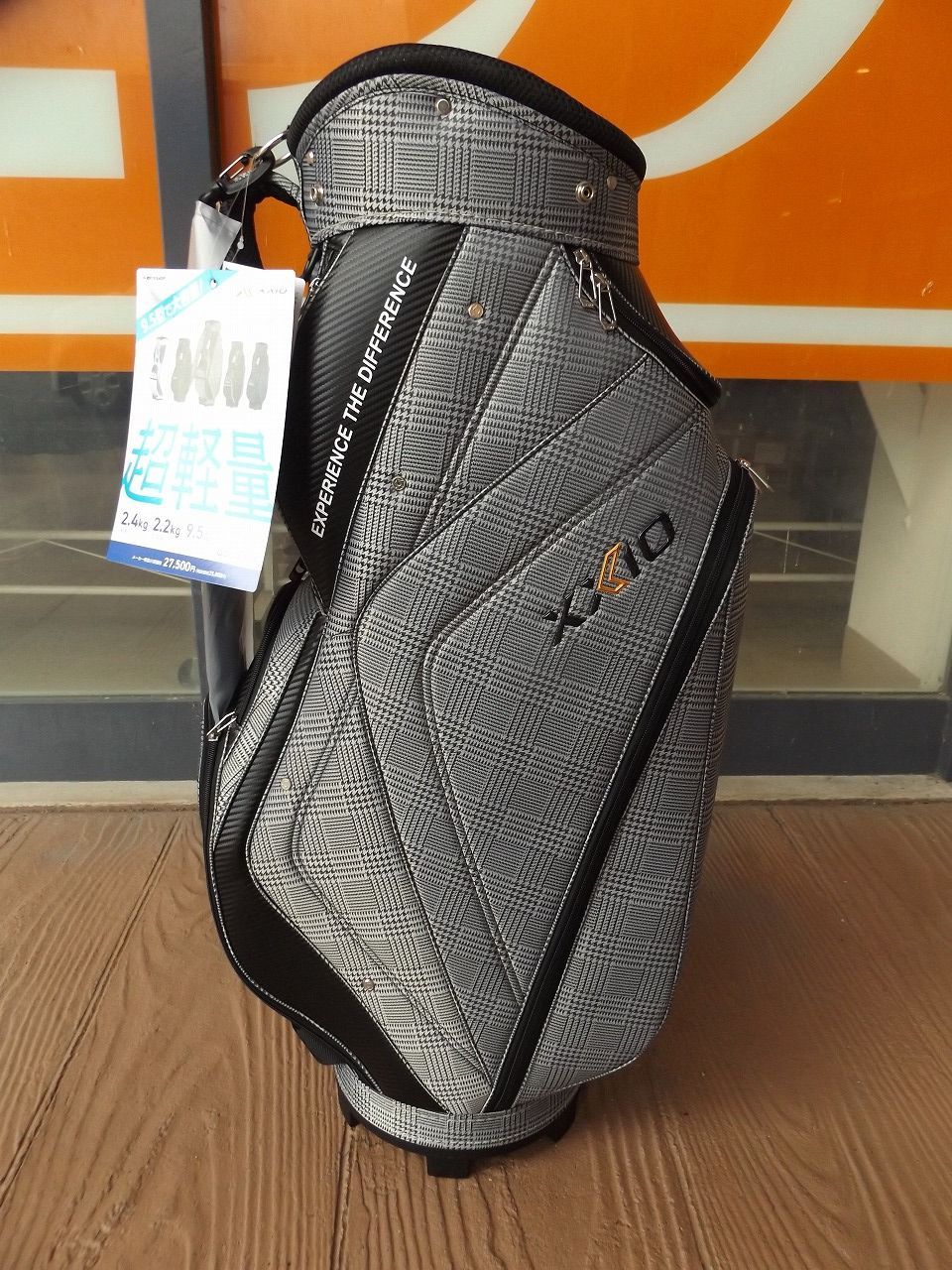 XXIO ゴルフバッグ グレンチェックキャディバッグ XXIO ゴルフバッグ