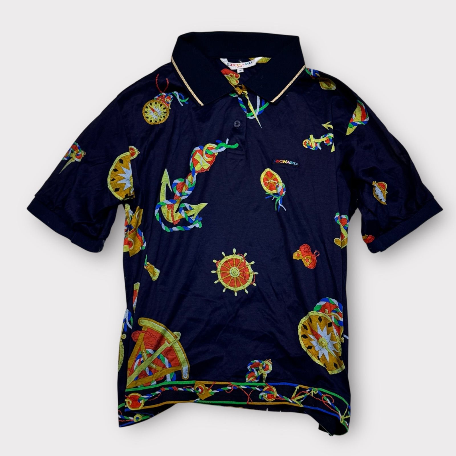 美品 レオナールスポーツ SIZE 42 (M) ポロシャツ LEONARD SPORT