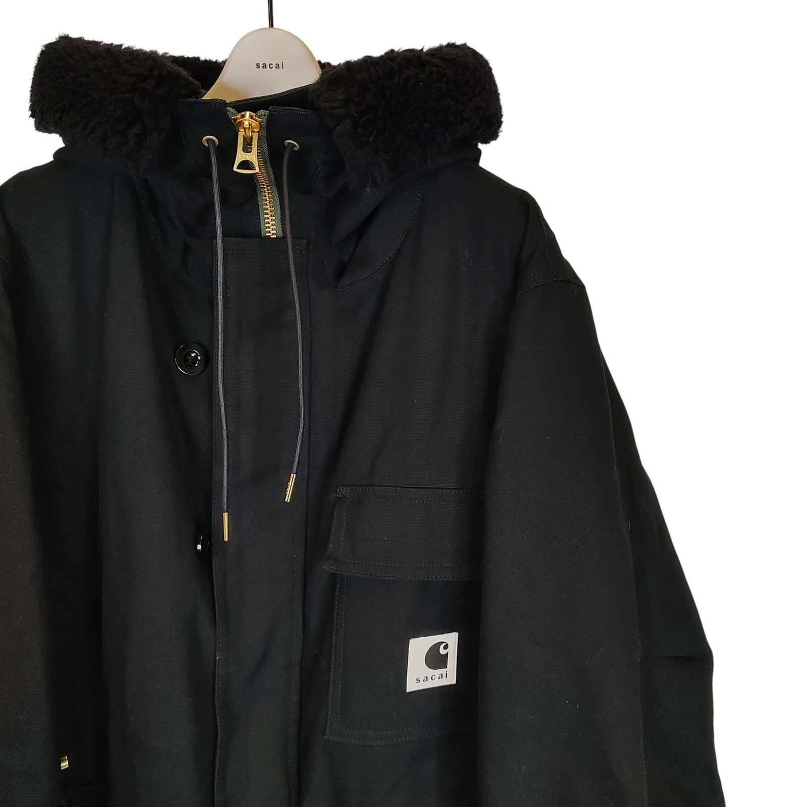 sacai サカイ x Carhartt WIP カーハート 23AW Canvas Parka Siberian