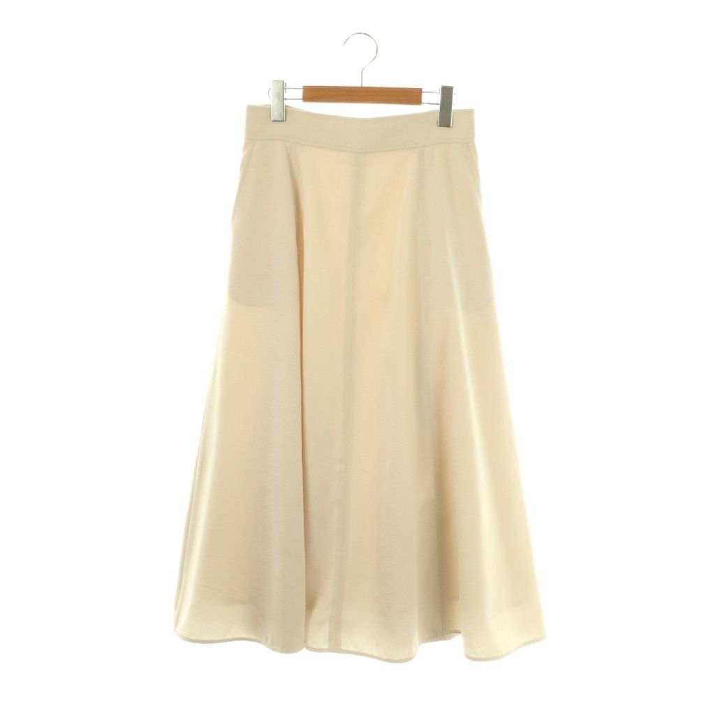 アナイ ANAYI 24AW リネン調オックスフレアスカート ロング 38