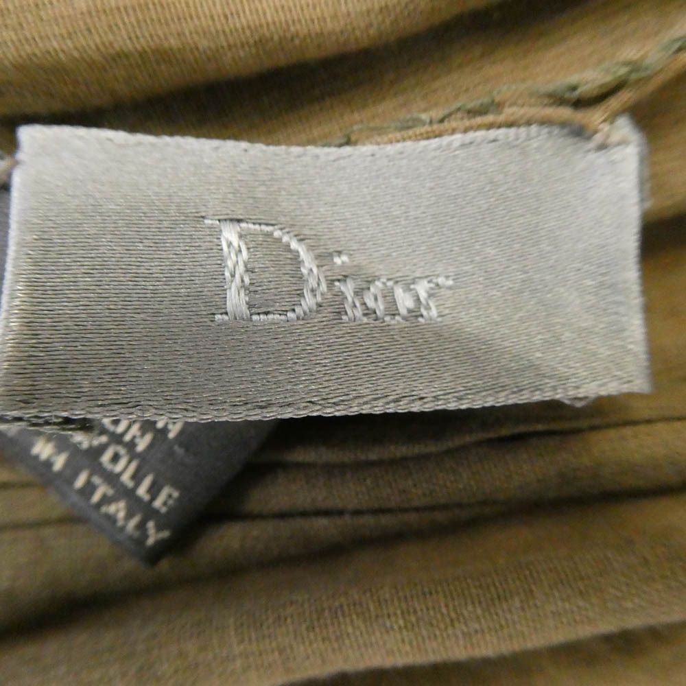 DIOR HOMME ディオールオム 05SS エディ期 フリンジ コットン ストール