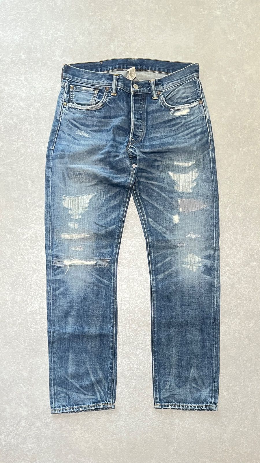レア ジョニーデップ 来日着用 RRL ラルフローレン ダメージリペア