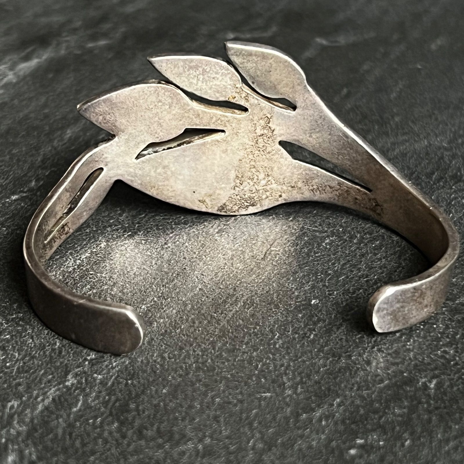 MEXICO TAXCO TC‐01 STERLING SILVER925 シルバー925 オニキス リーフ