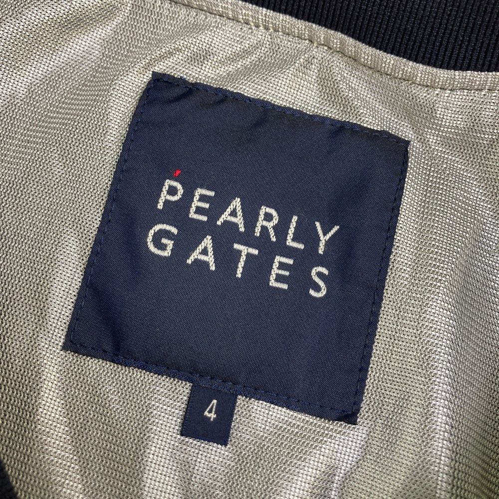 未使用品 PEARLY GATES ロゴプリントジャケット 4サイズL ネイビー