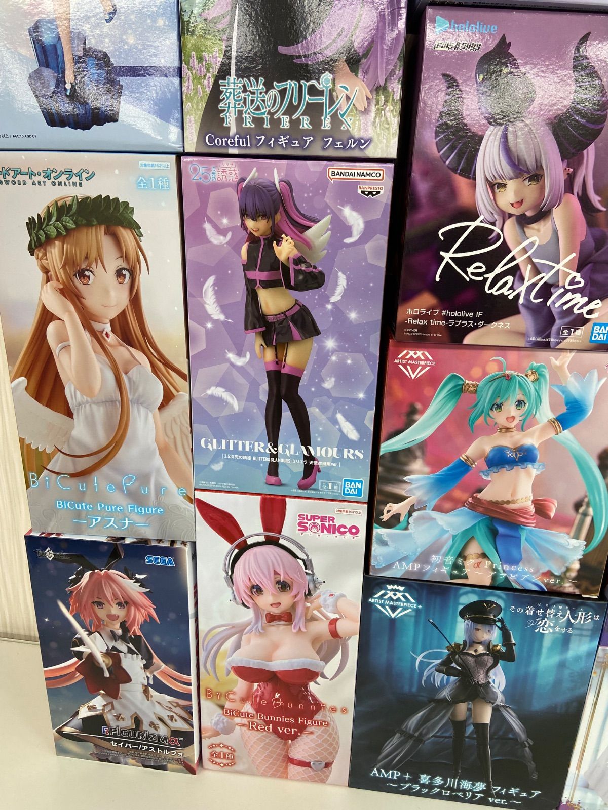 美少女系プライズフィギュア 16個セット ホロライブ ブルアカ ミク