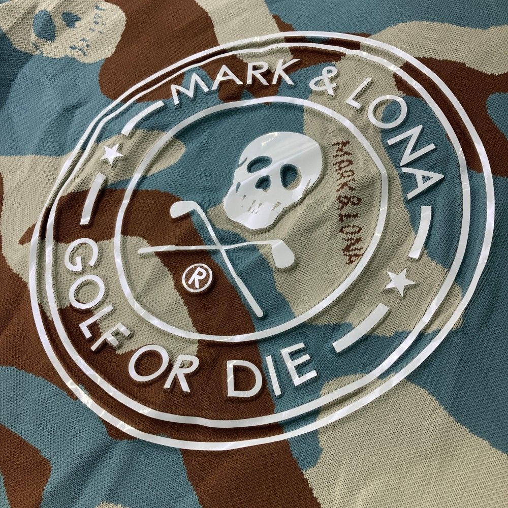 MARK＆LONAマークアンドロナ カモフラ スカル 迷彩 総柄 ニット L