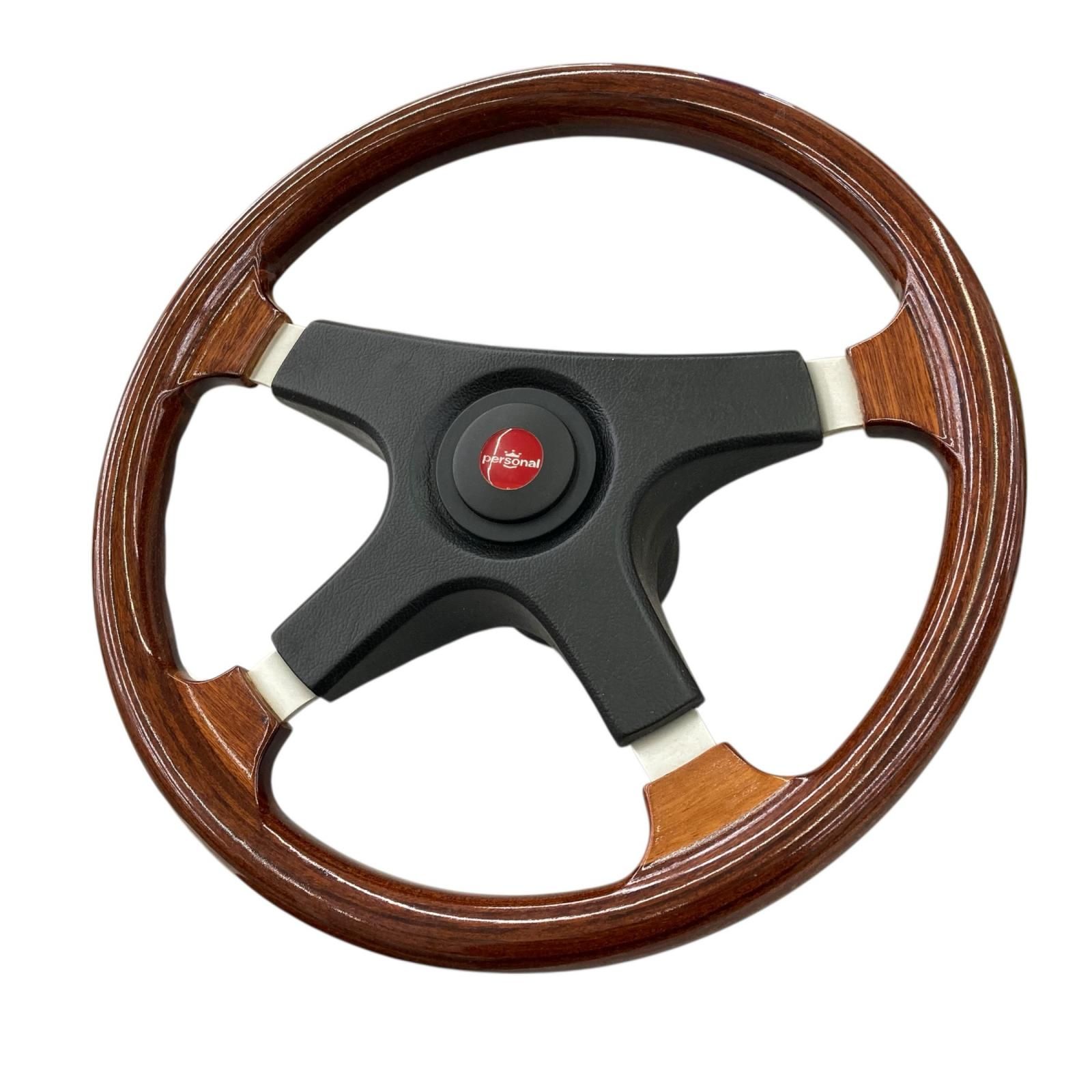 パーソナル PERSONAL 大径ウッドステアリング 39パイ 当時物 2026年