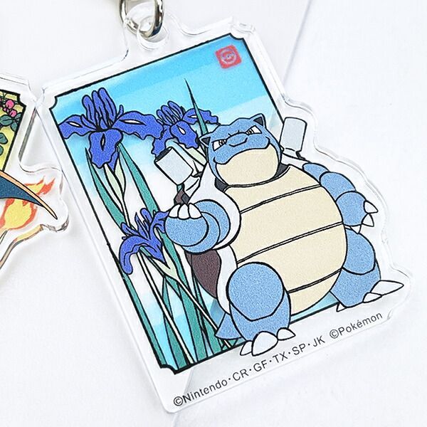 リザードンとカメックス キーホルダー レア】ポケモンXYリアル