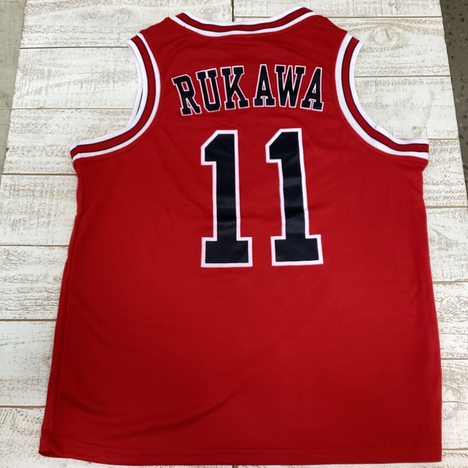 中古品】スラムダンク 湘北高校ユニフォーム 流川楓 Sサイズ - メルカリ