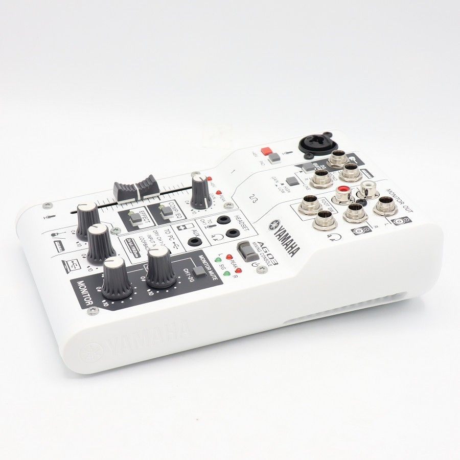 美品】ヤマハ ウェブキャスティングミキサー AG03 ホワイト 3