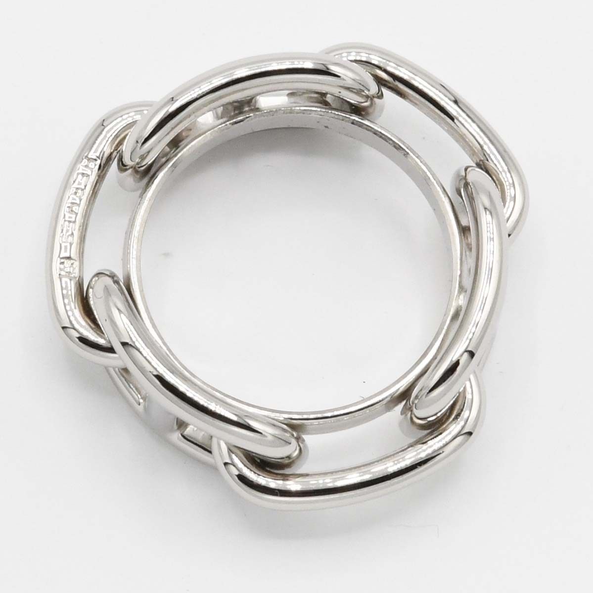 HERMES エルメス スカーフリング 90 レガート ルガテ シェーヌダンクル