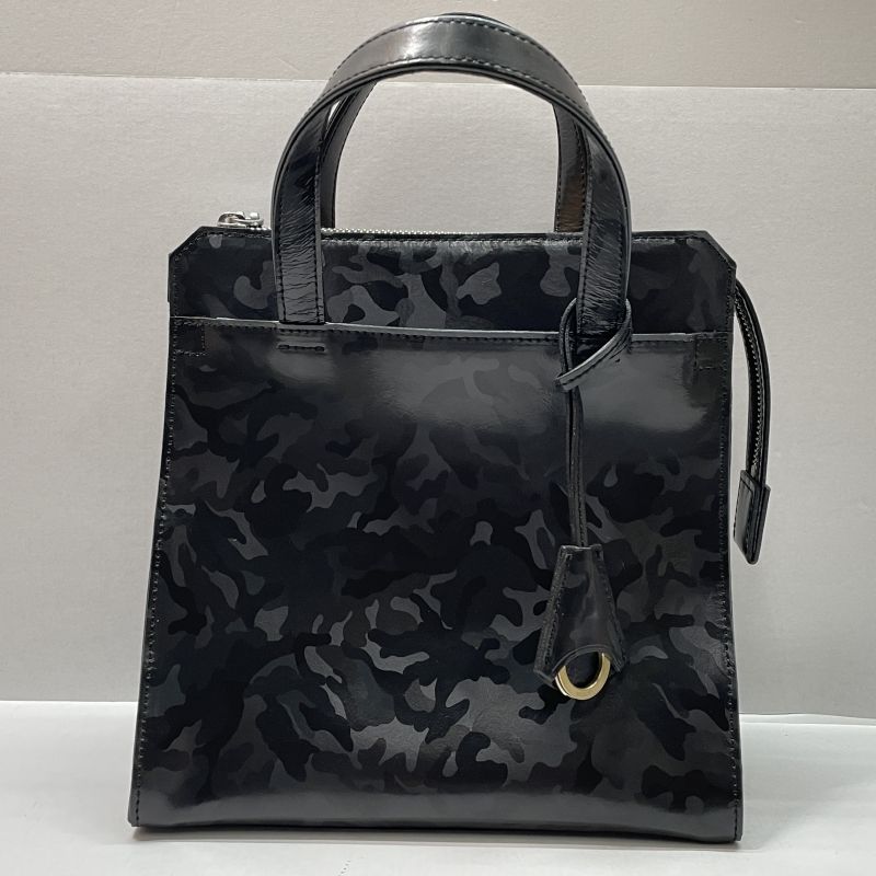 aniary アニアリ レザー ボディバッグ キーリング 迷彩柄 グレー