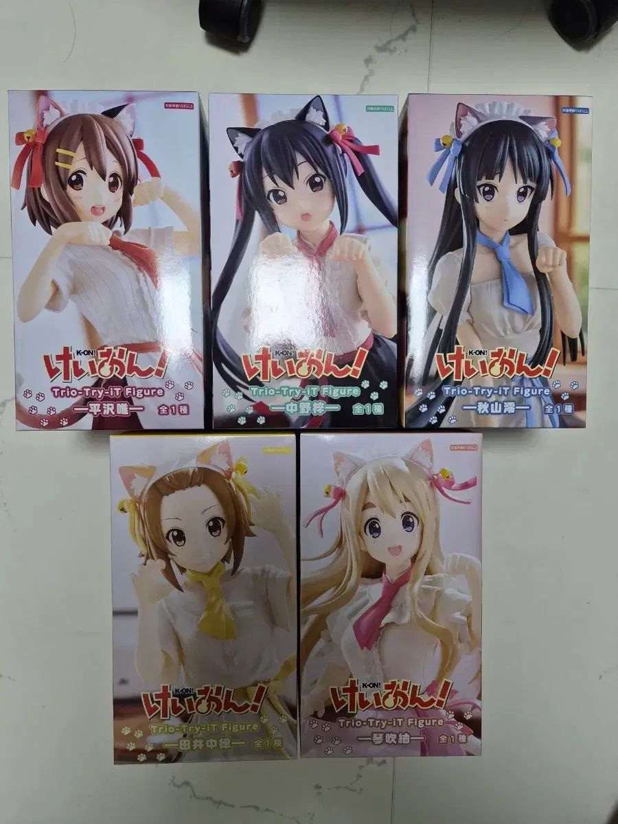 Trio-Try-iT Figure けいおん フィギュア 5種類セット けいおん Trio