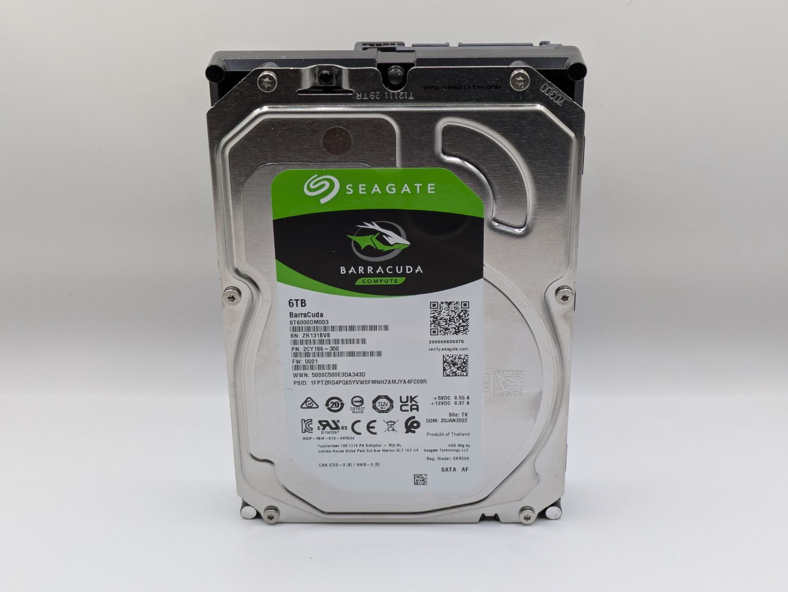 SEAGATE HDD 6TB ST6000DM003 シーゲート 3.5インチ 6TB 使用時間589